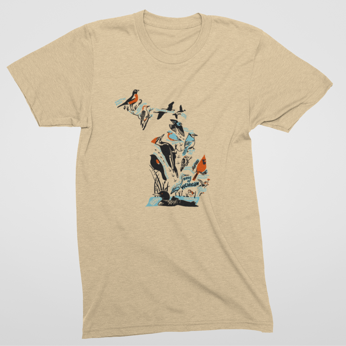 Birds of Michigan Unisex Tee