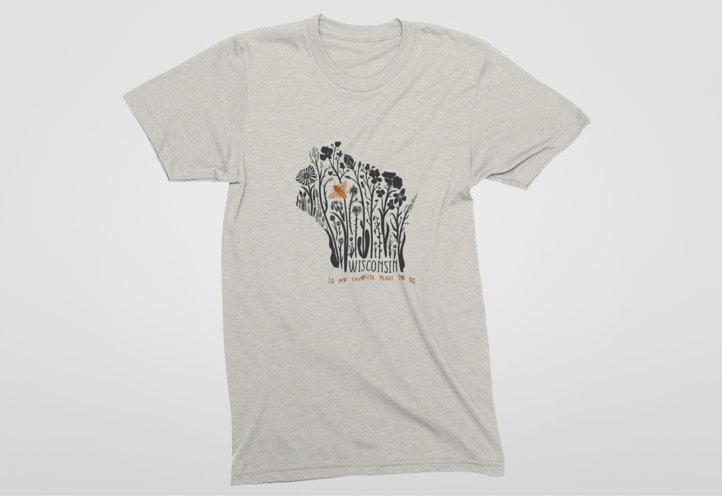 Wisconsin is My Favorite Place to Bee Unisex Tee