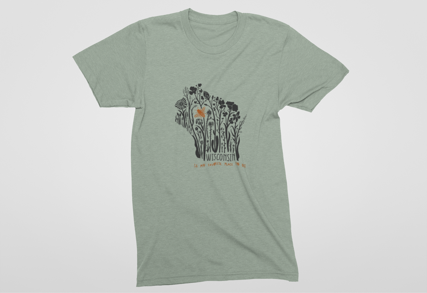 Wisconsin is My Favorite Place to Bee Unisex Tee