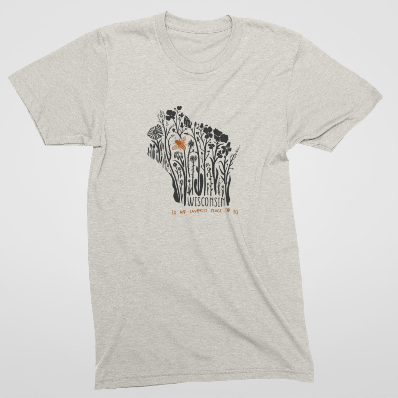 Wisconsin is My Favorite Place to Bee Unisex Tee