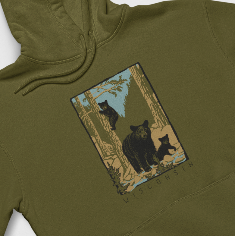 Bear Creek: Wisconsin Midweight Hoodie