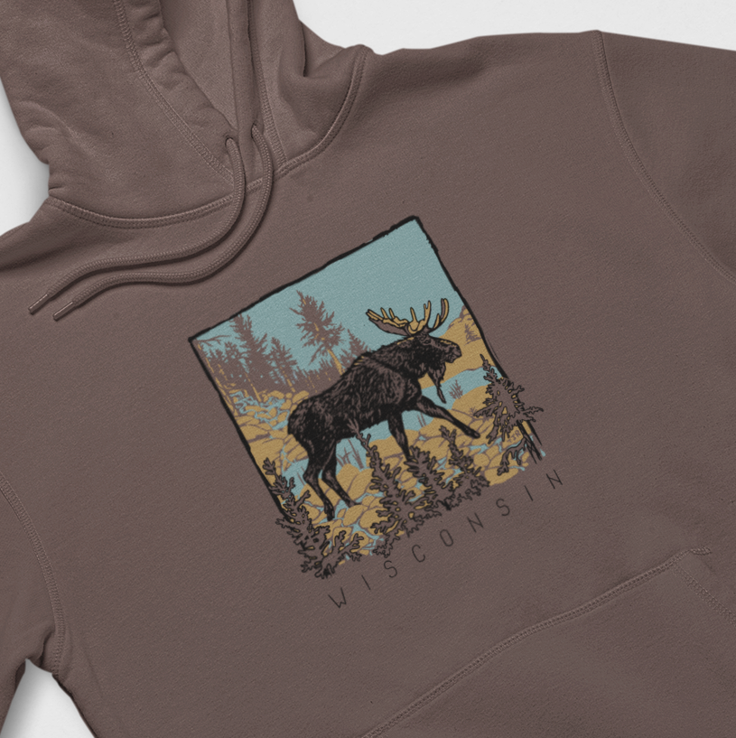 Moose Creek: Wisconsin Midweight Hoodie