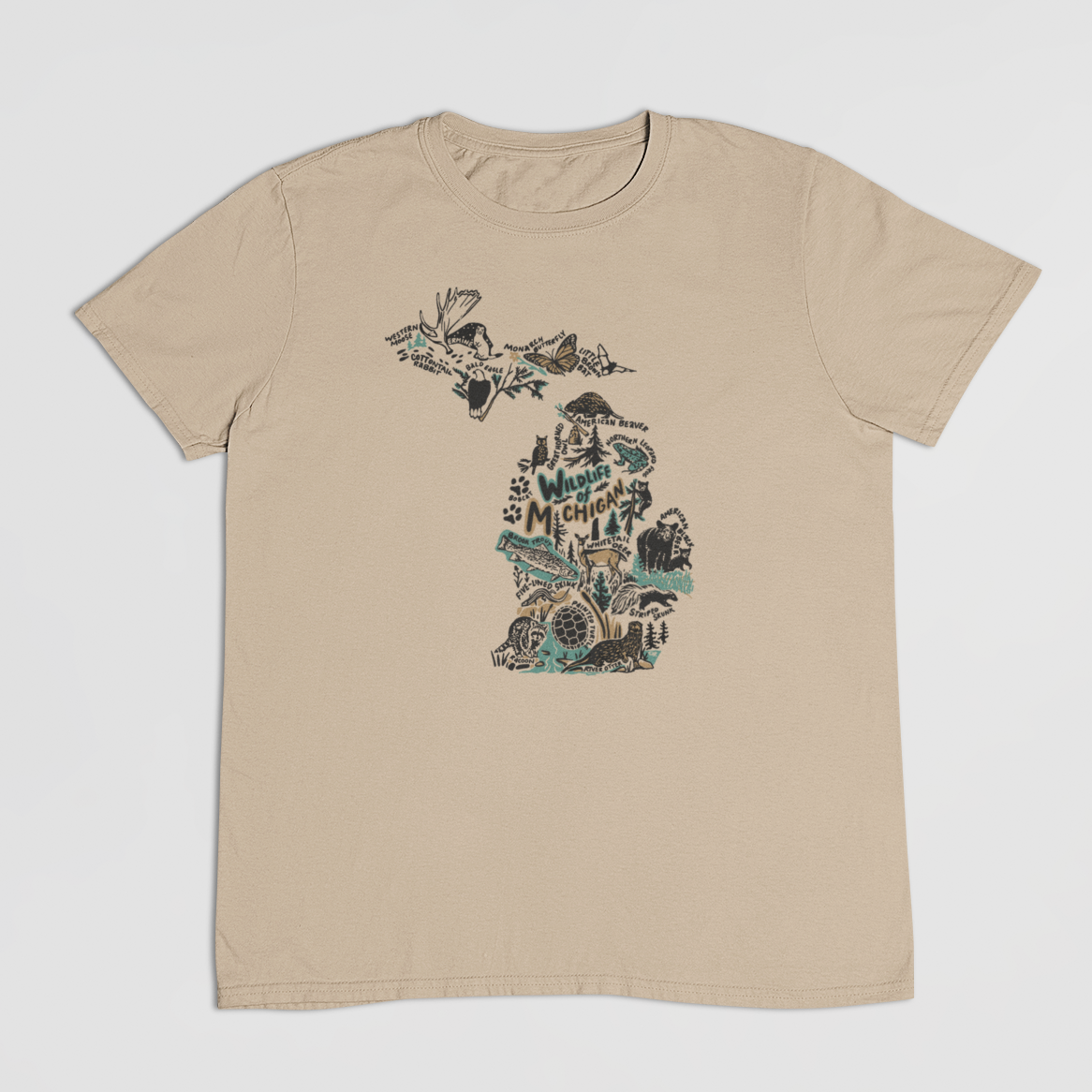 Wildlife of Michigan Unisex Tee