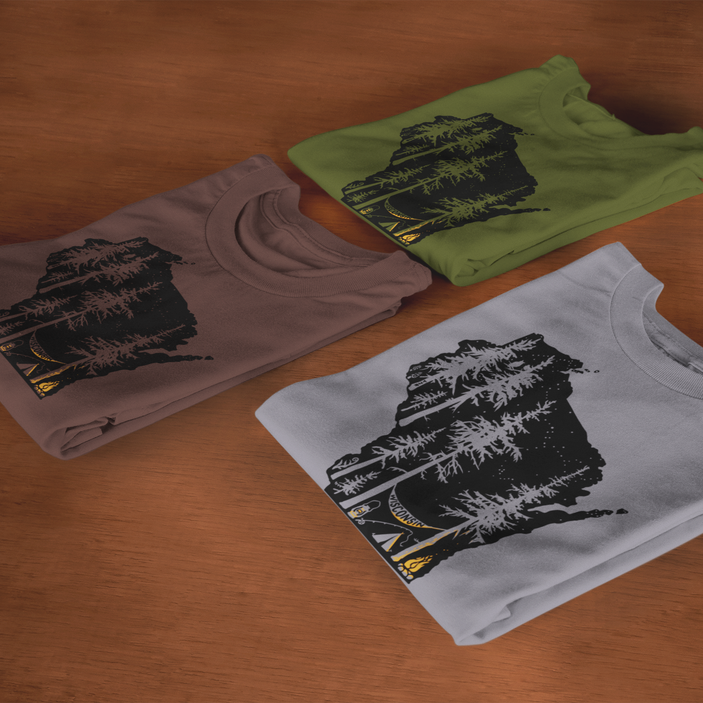 Wisconsin Camping Unisex Tee