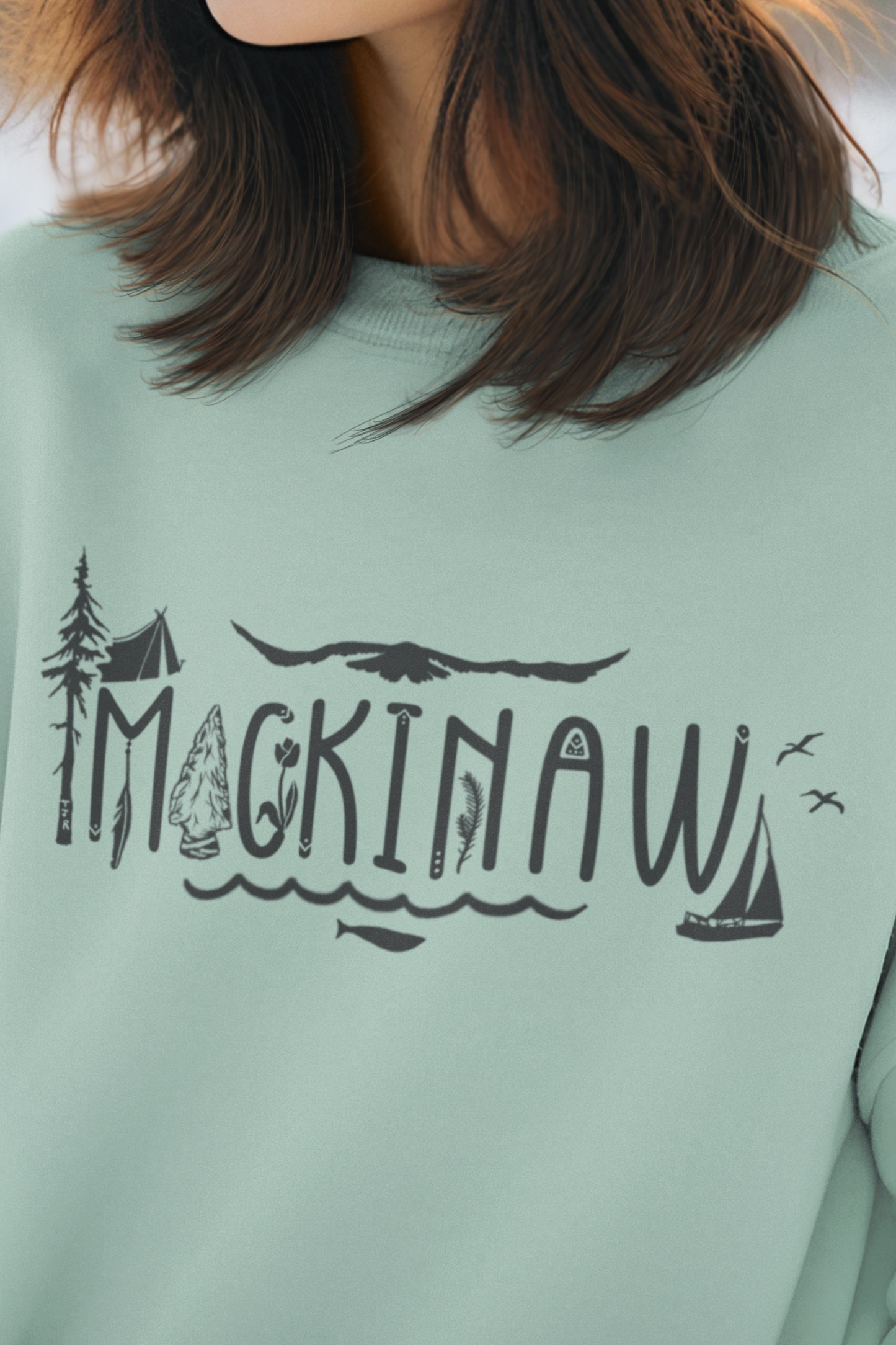 Icons of Mackinaw Unisex Crew