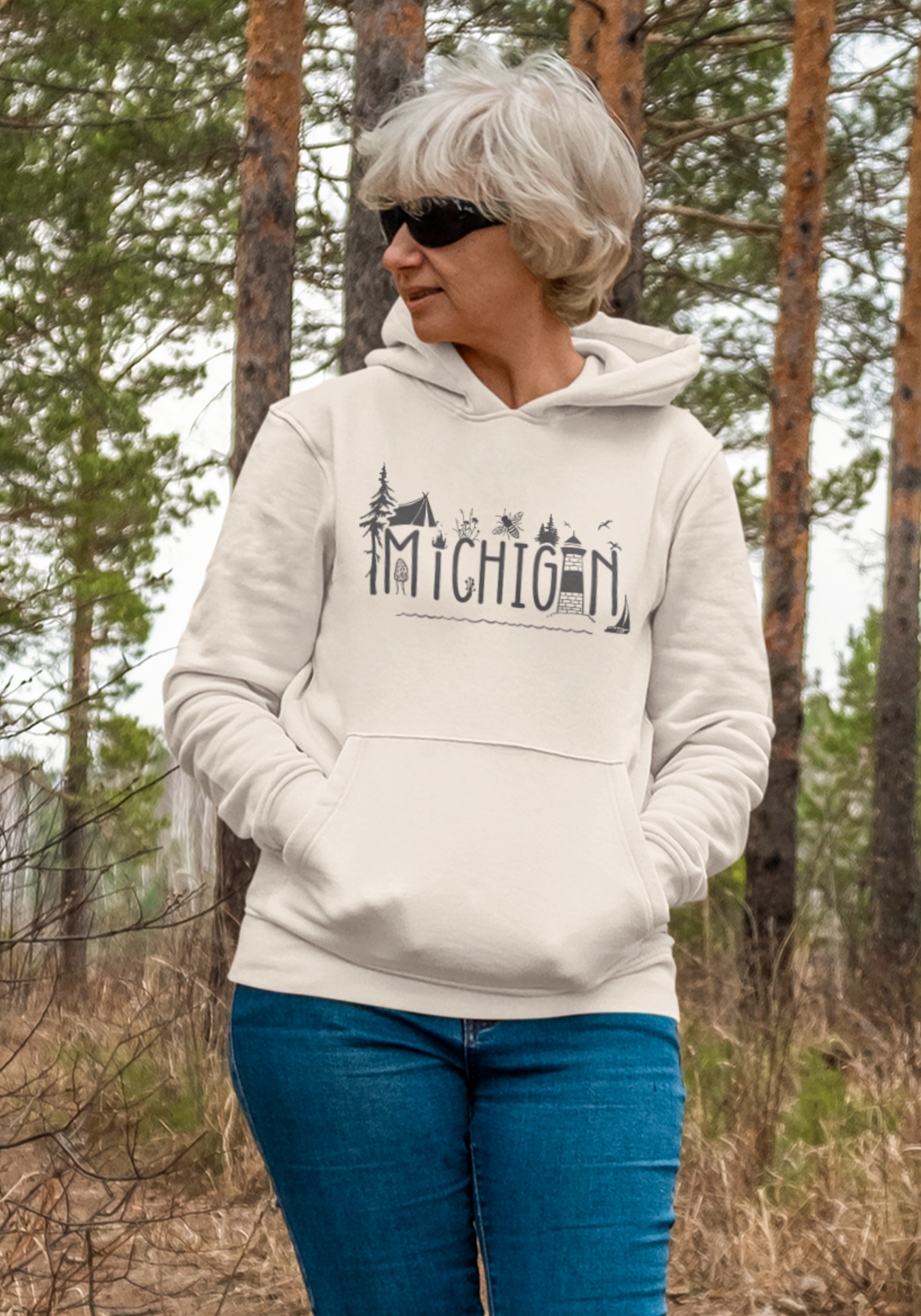 Michigan Woods + Water Unisex Hoodie