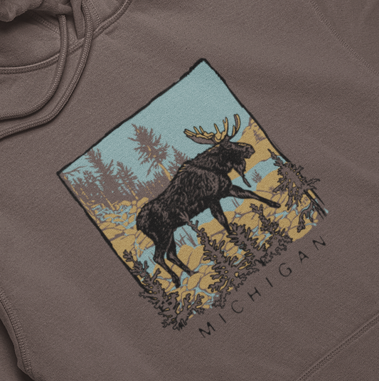 Moose Creek: Michigan Midweight Hoodie