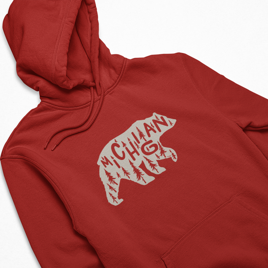 Michigan Backcountry Bear Heavyweight Hoodie