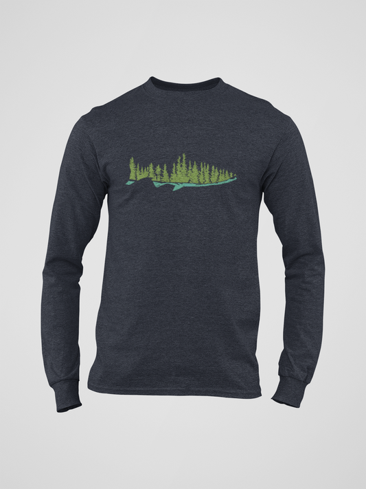 Gold Metal Water Unisex Long sleeve