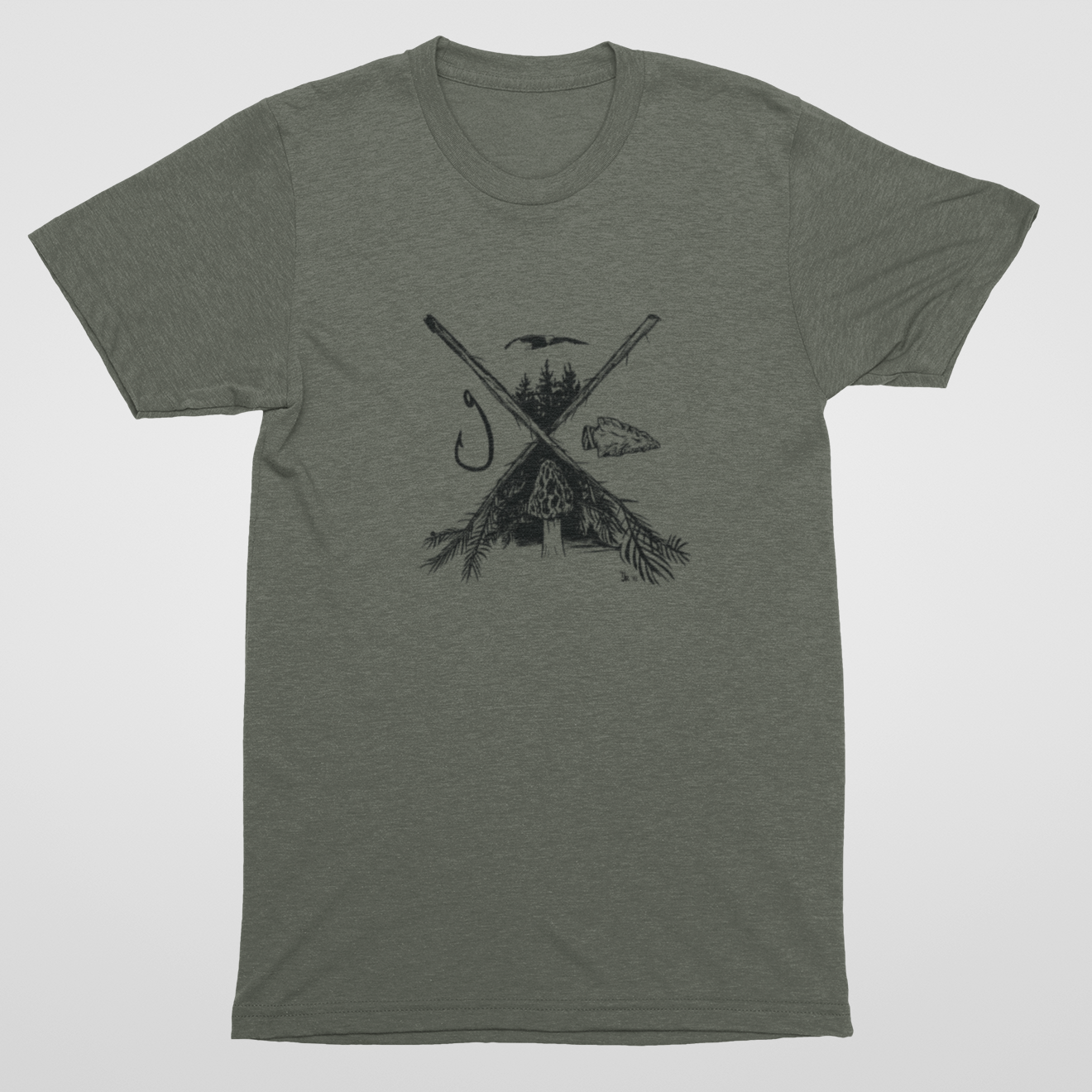 Fish, Forage + Hunt Unisex Tee