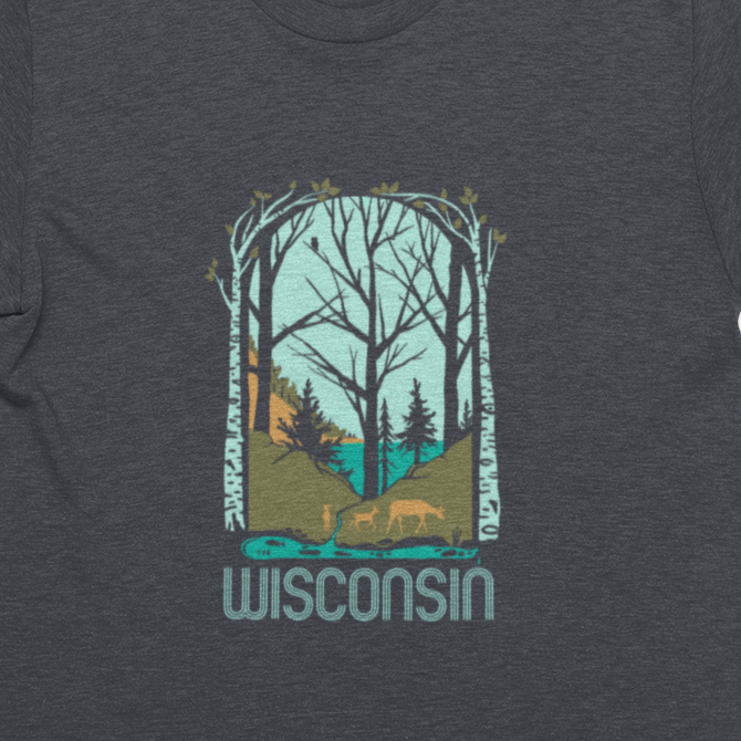 Water's Edge: Wisconsin Unisex Tee