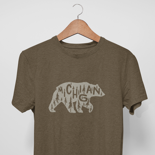 Michigan Backcountry Bear Unisex Tee