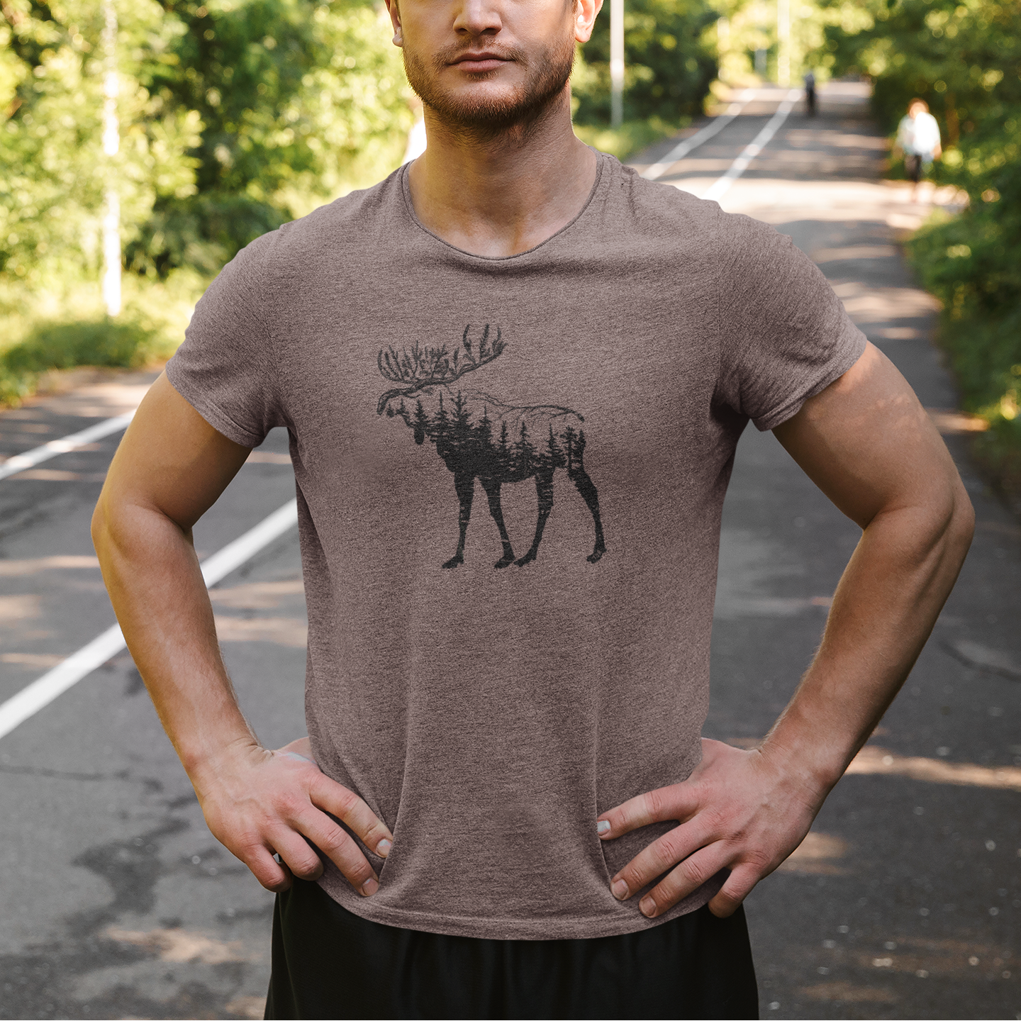 Woodland Moose Unisex Tee