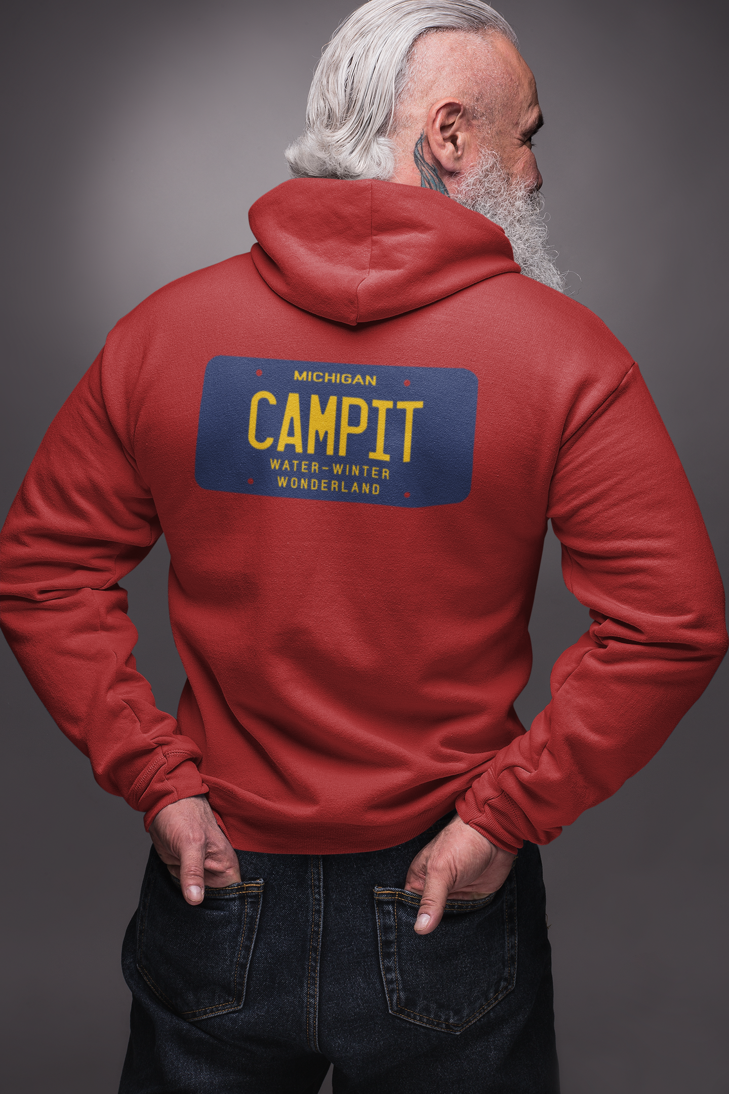 CAMPIT License Plate Unisex Heavyweight Hoodie