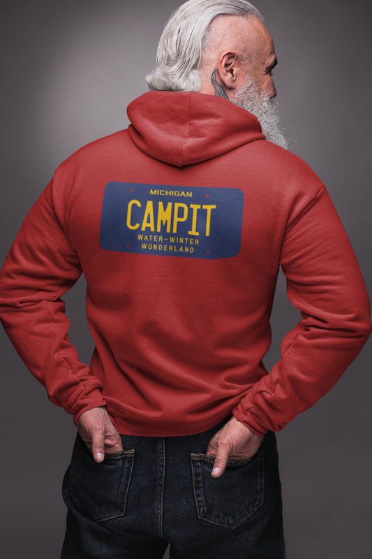 CAMPIT License Plate Unisex Heavyweight Hoodie