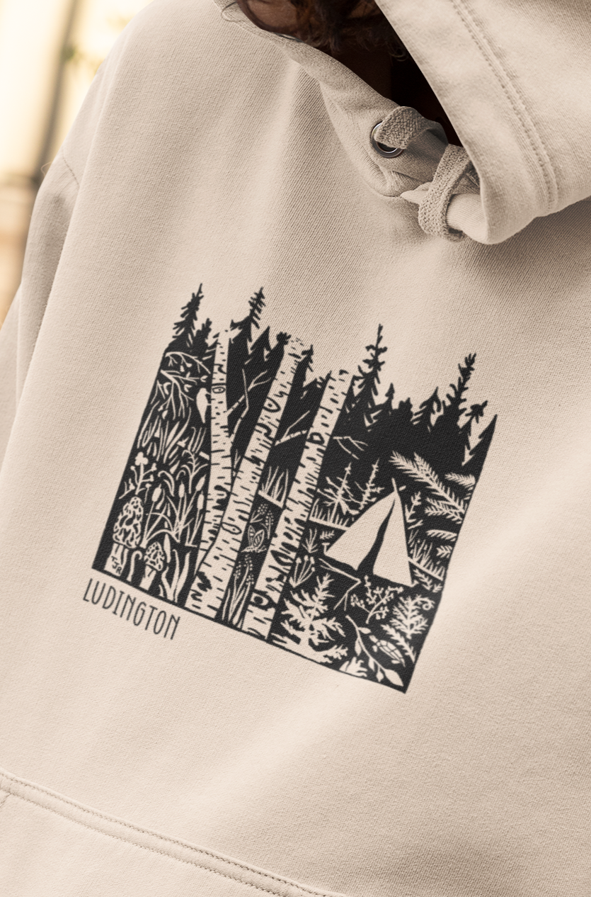 Customize it! Rustic Camping Unisex Heavyweight Hoodie