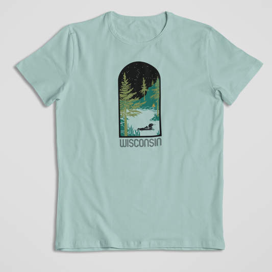 Northern Nights: Wisconsin Unisex Tee