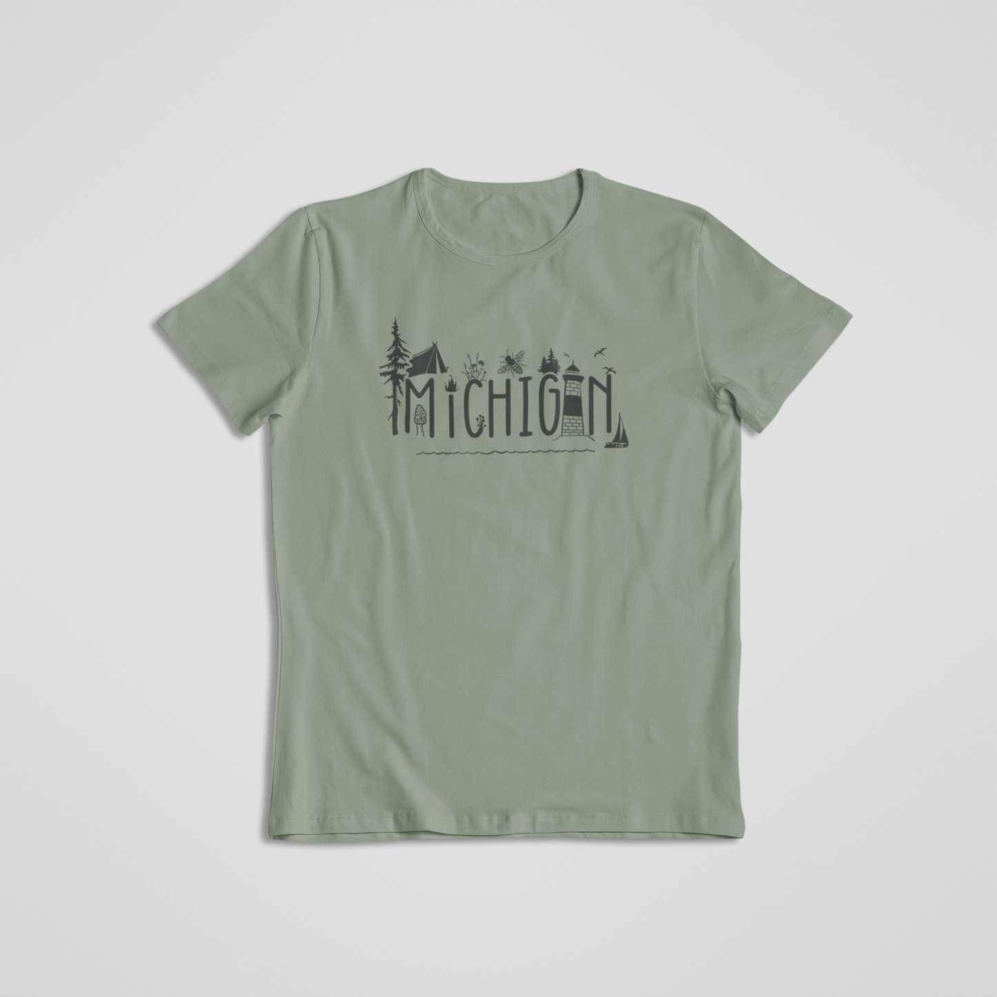 Michigan Woods + Water Unisex Tee