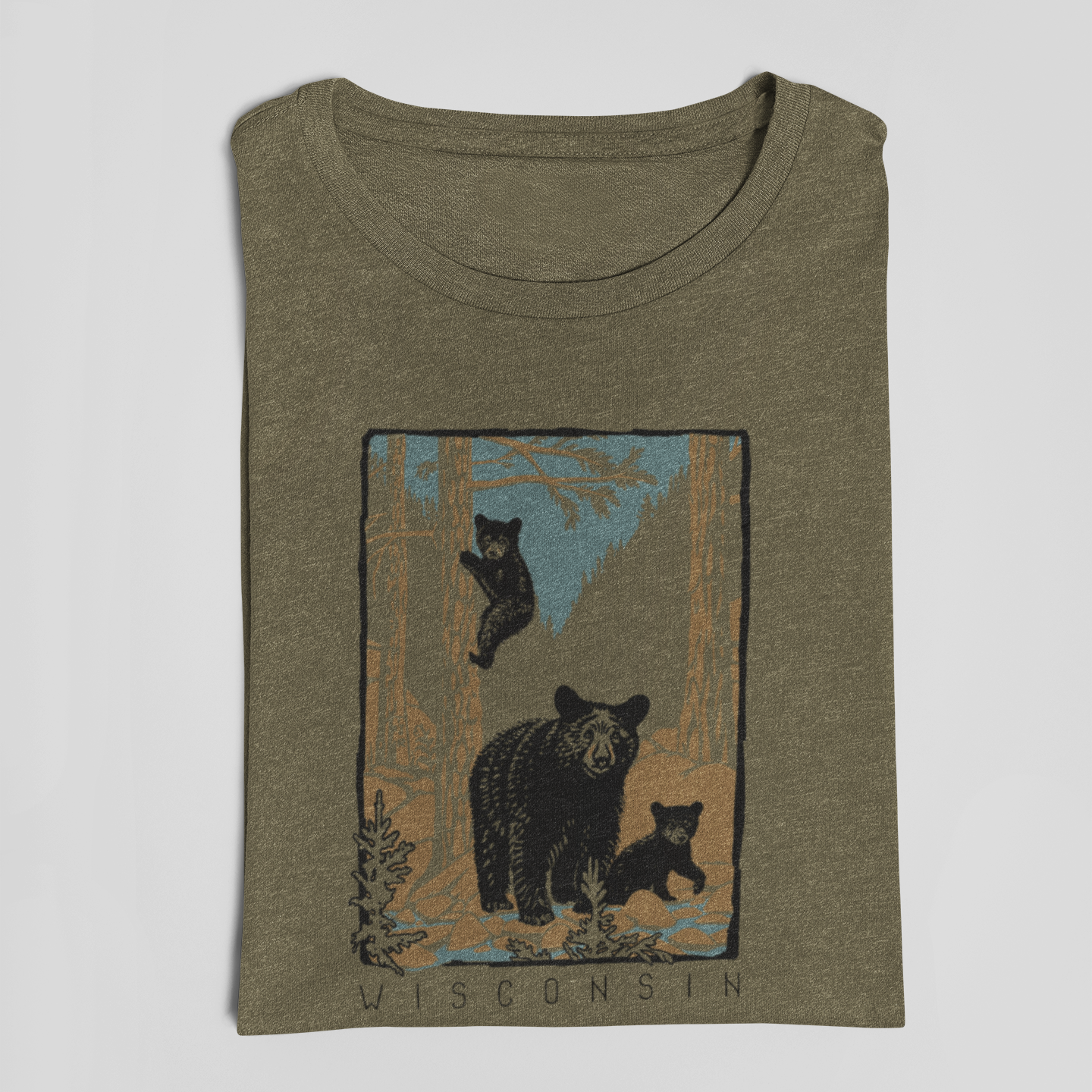 Bear Creek: Wisconsin Unisex Tee
