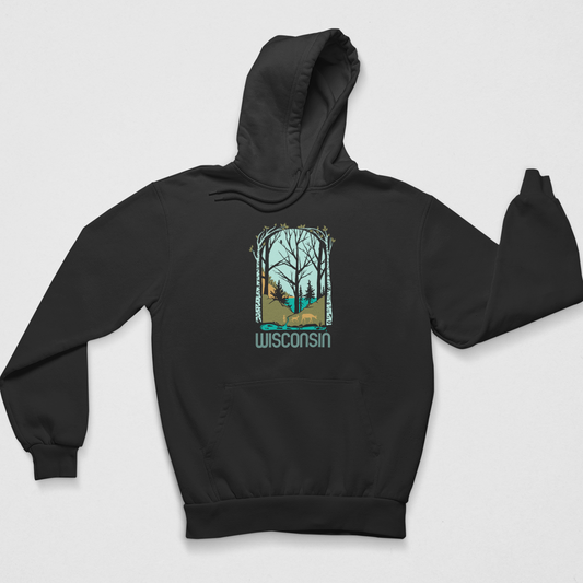 Water's Edge: Wisconsin Midweight Hoodie
