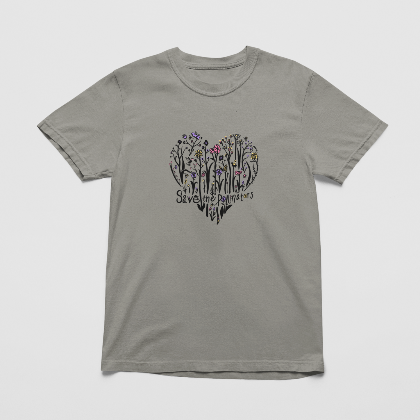 Save the Pollinators Heavyweight Unisex Tee