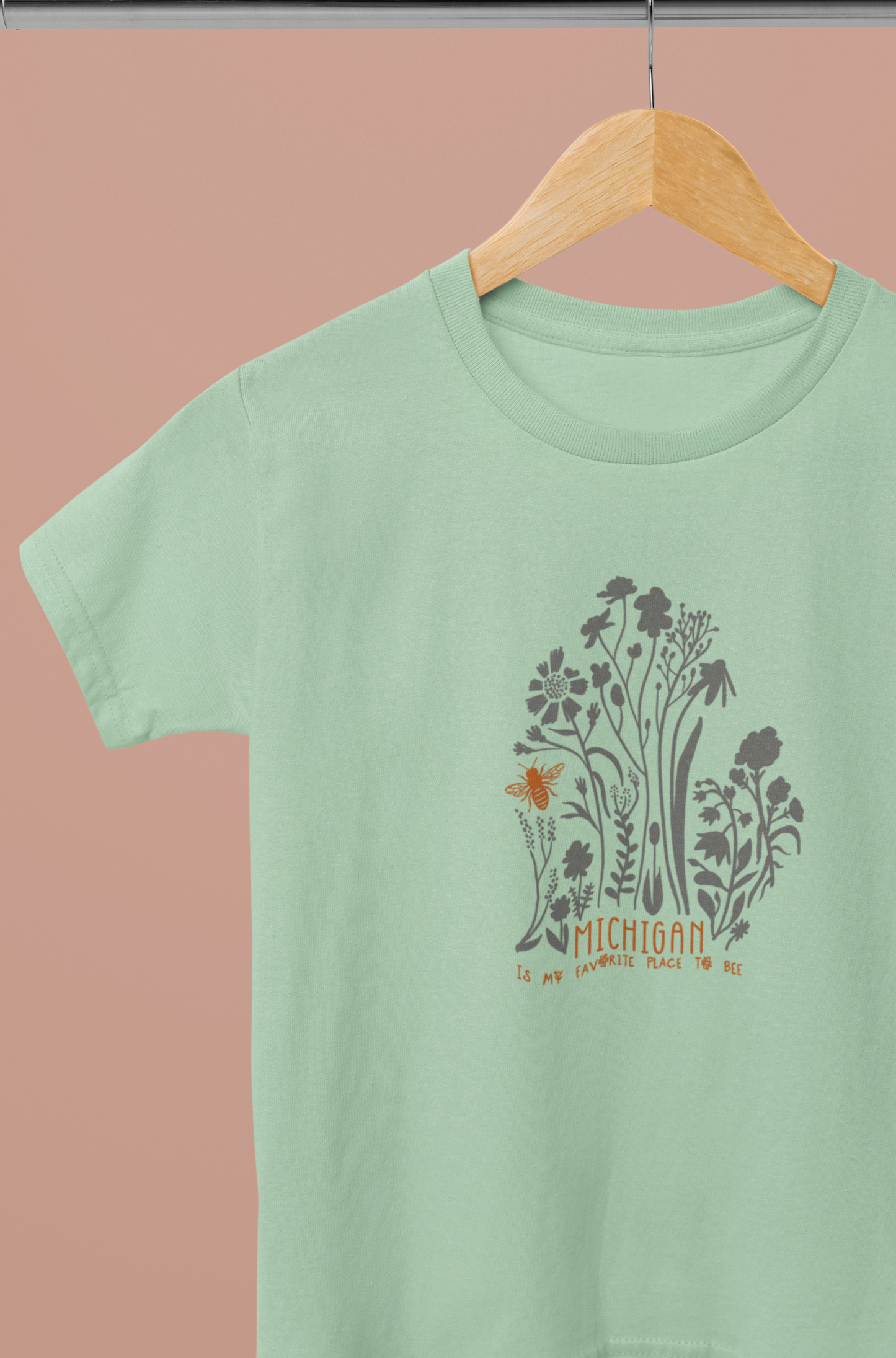 Michigan is My Favorite Place to Bee Unisex Tee: Howell Nature Center