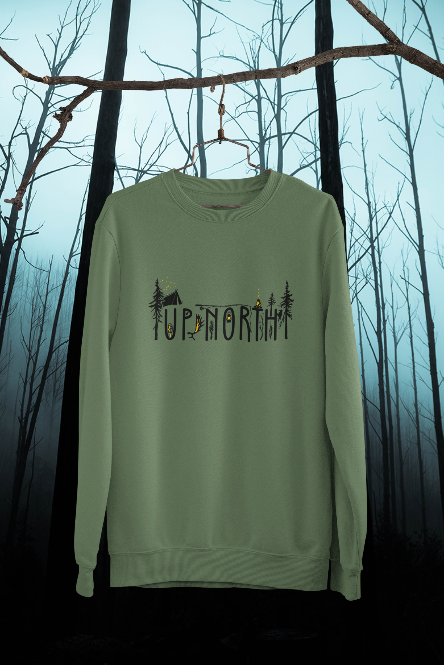 Essence of U.P. North Unisex Fleece Crew