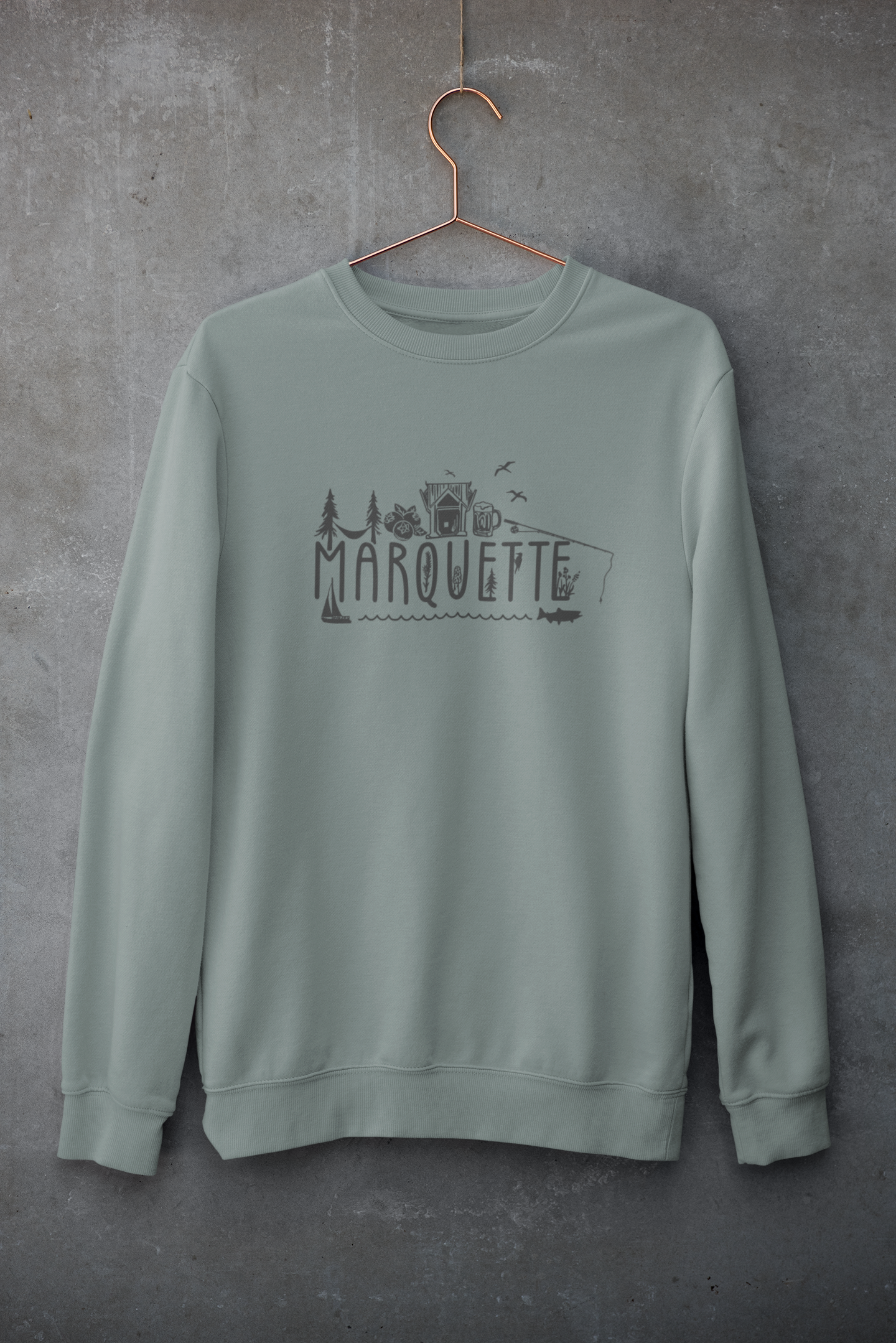 Essence of Marquette Fleece Crew