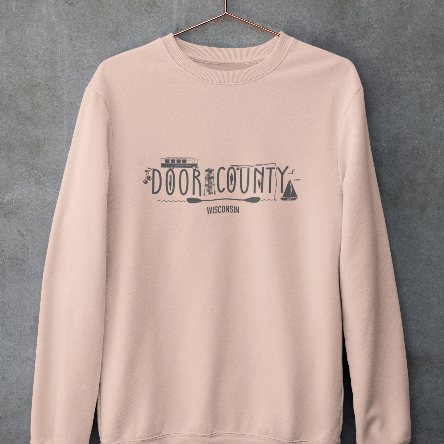 Essence of Door County Wisconsin Ladies Fleece