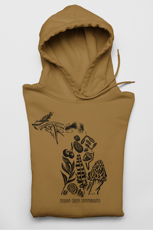 Naturally Michigan Hoodie: Indian Creek Campground