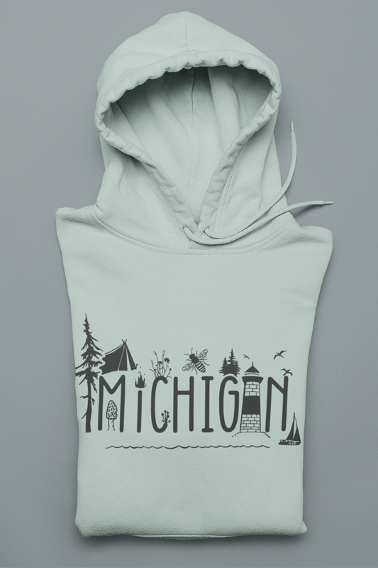 Michigan Woods + Water Unisex Hoodie