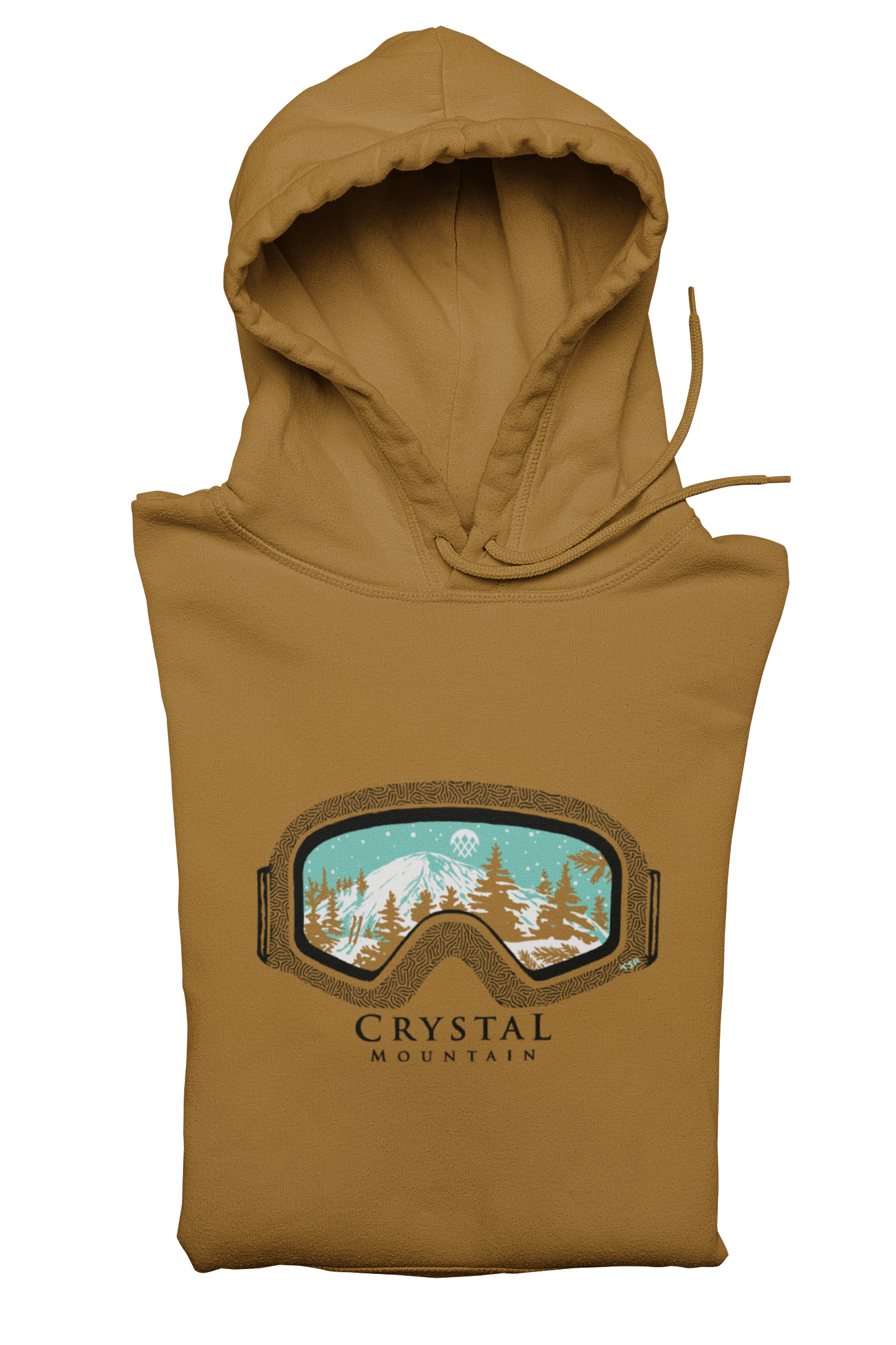 Crystal Mountain Goggles Unisex Hoodie