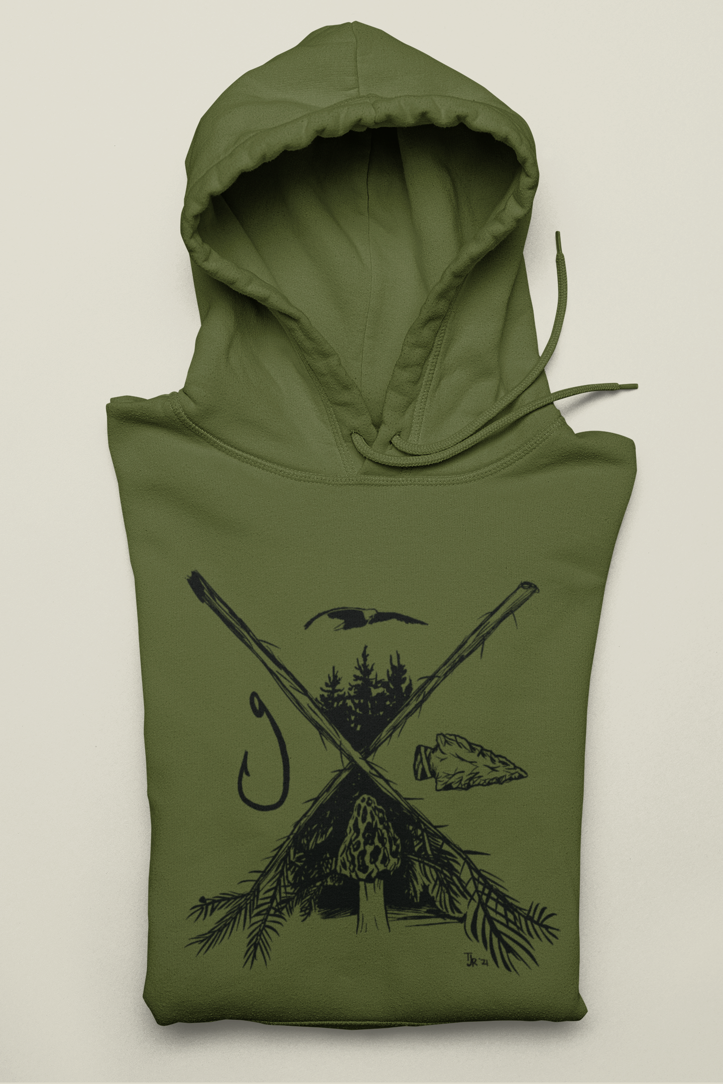 Fish, Forage + Hunt Hoodie.