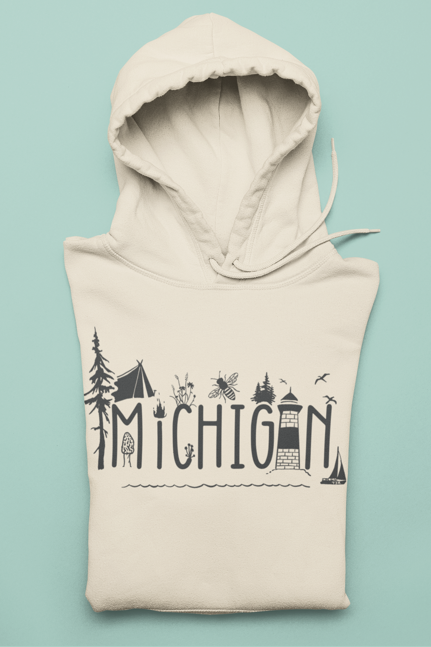 Michigan Woods + Water Unisex Hoodie