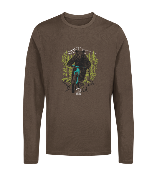Big Sky Biker Bear Unisex Long sleeve