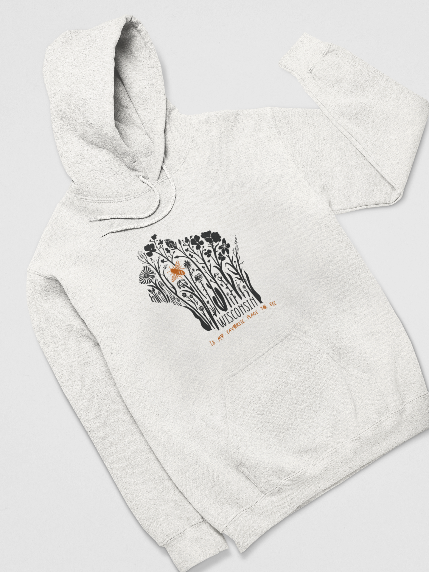 Wisconsin is my Favorite Place to Bee Unisex Hoodie