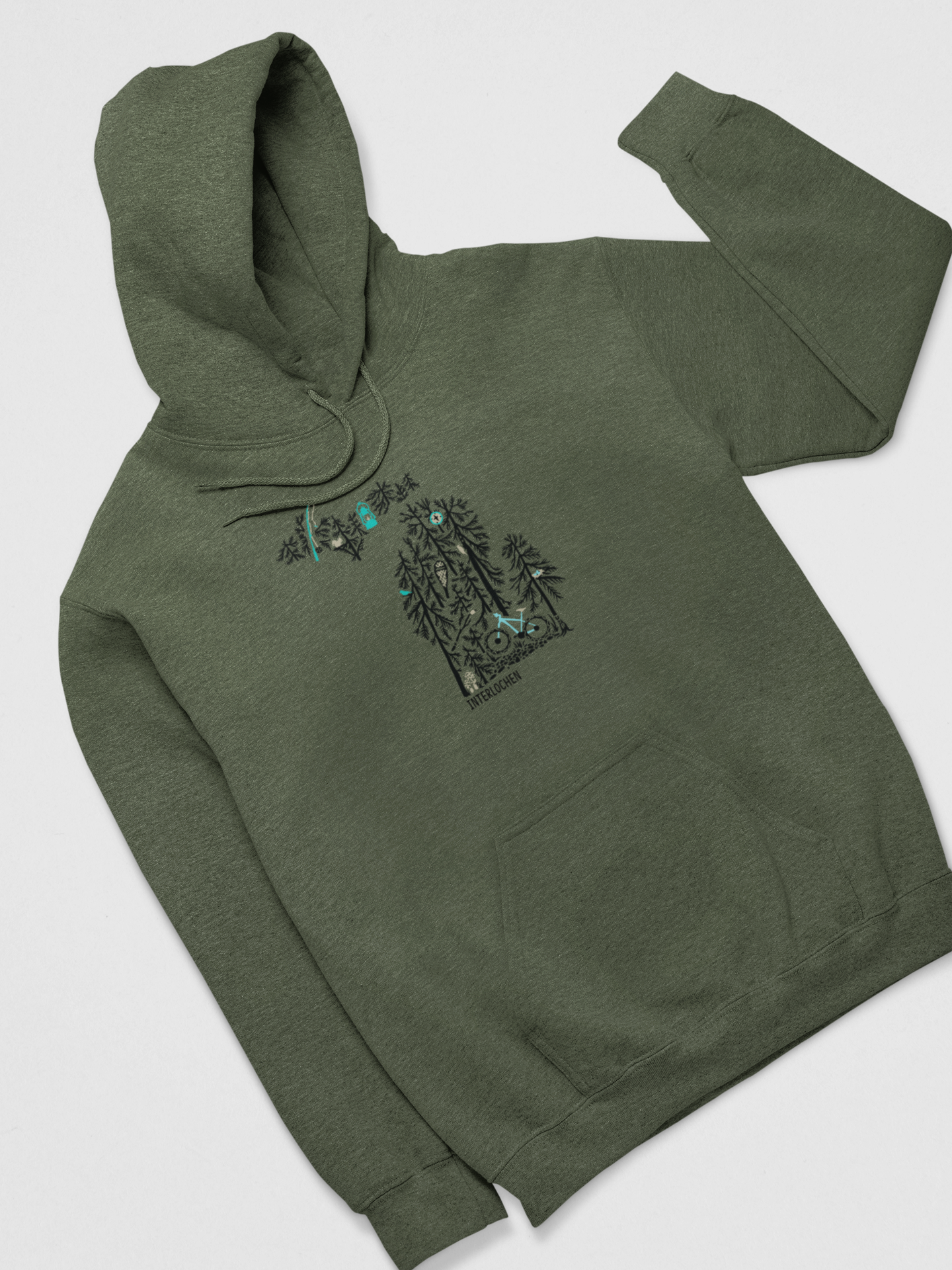 One with Nature Unisex Hoodie: Interlochen