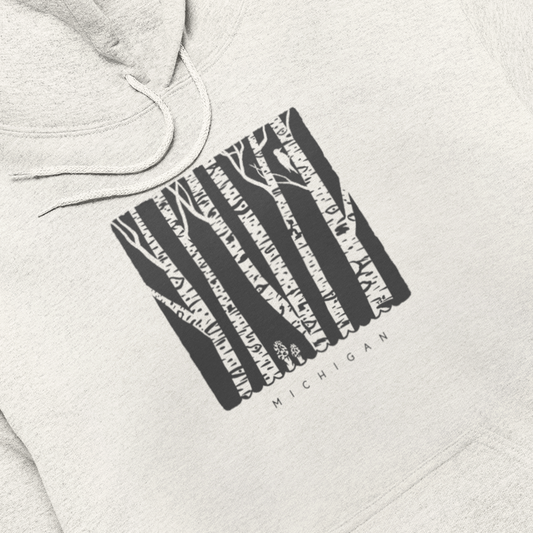 Birch Forest: Michigan Midweight Hoodie