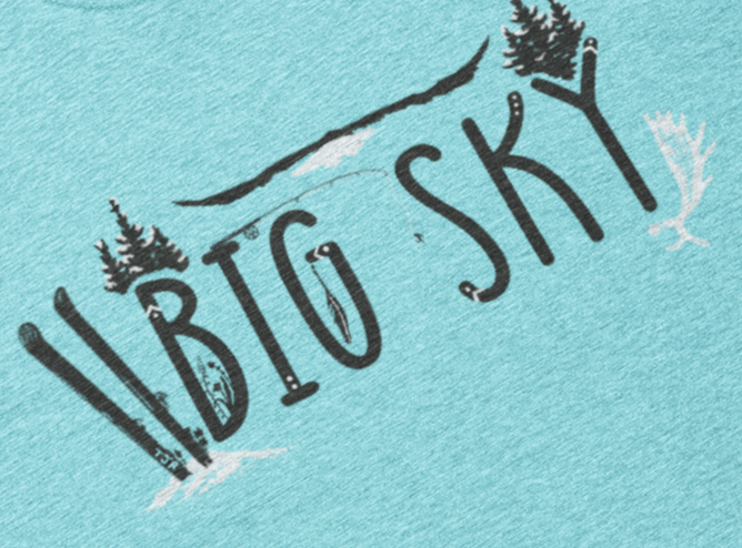 Big Sky Melange Unisex Hoodie