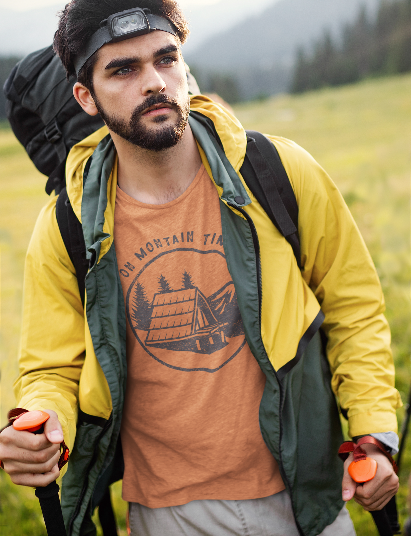 On Mountain Time Unisex Tee