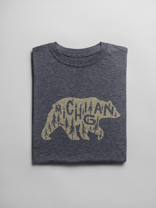 Michigan Backcountry Bear Unisex Tee