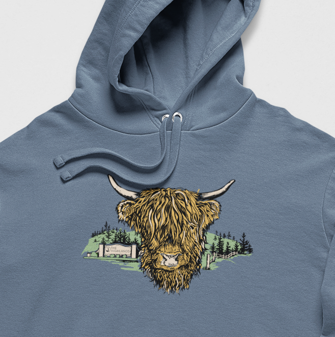 The Highlands Cow Midweight Hoodie