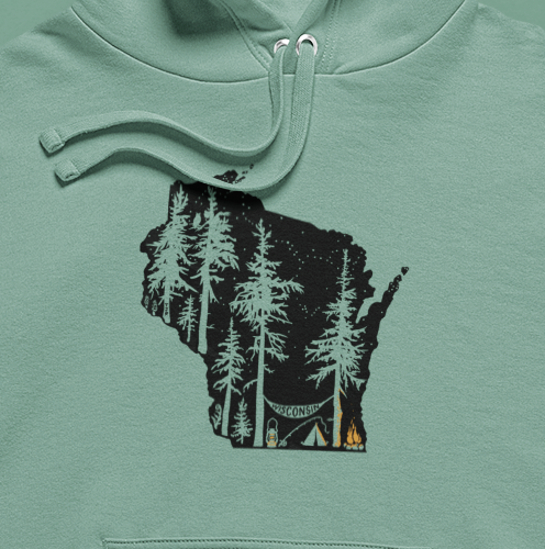 Wisconsin Camping Hoodie