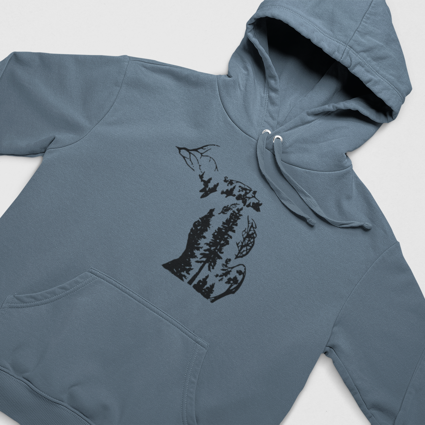 Michigan Pines Unisex Hoodie (Lexington, MI Sleeve Print)