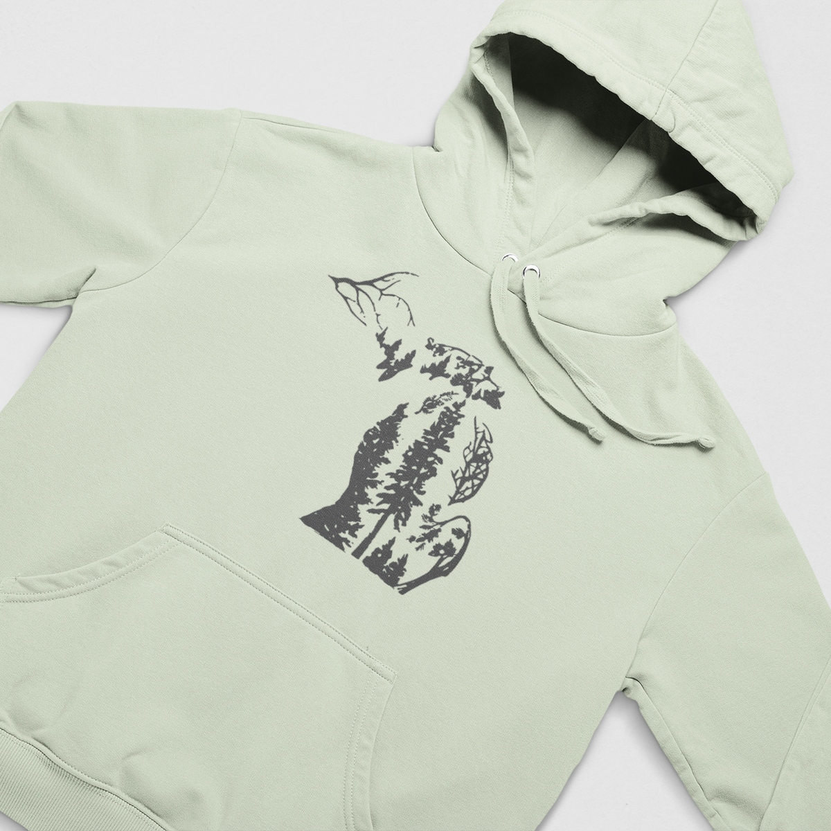 Michigan Pines Unisex Hoodie (Lexington, MI Sleeve Print)