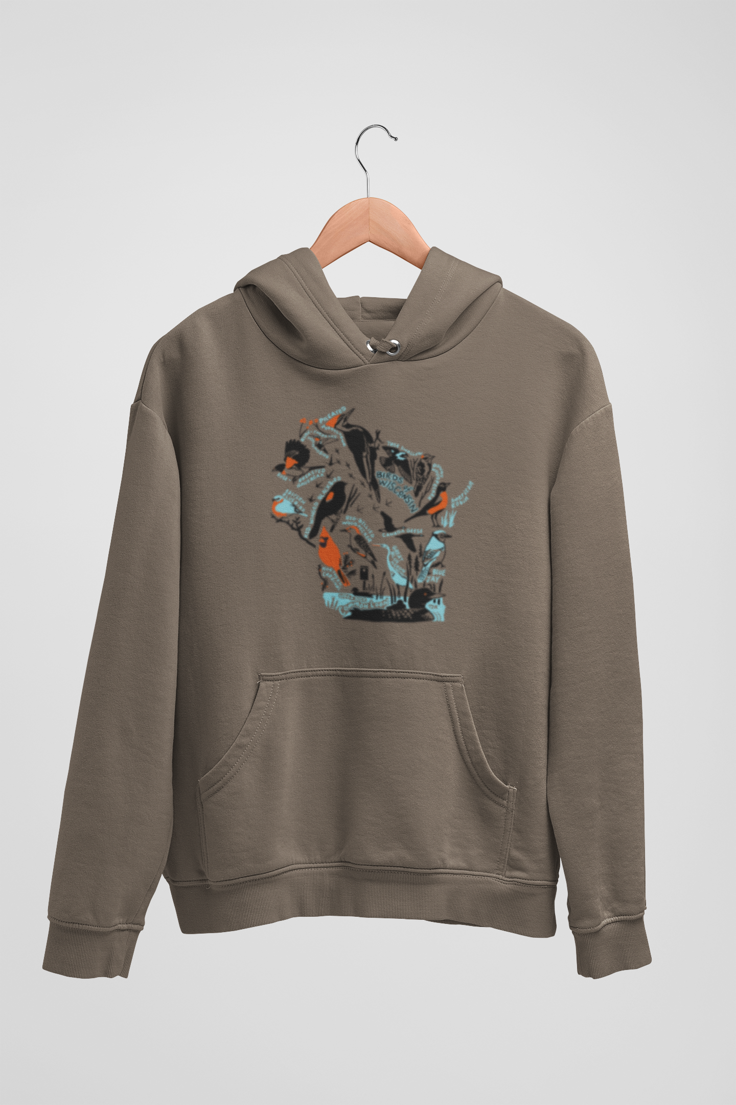 Birds of Wisconsin Midweight Hoodie