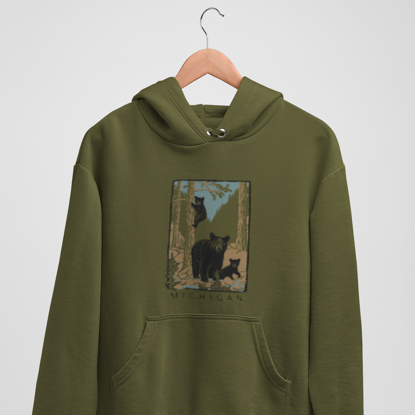 Bear Creek: Michigan Midweight Hoodie