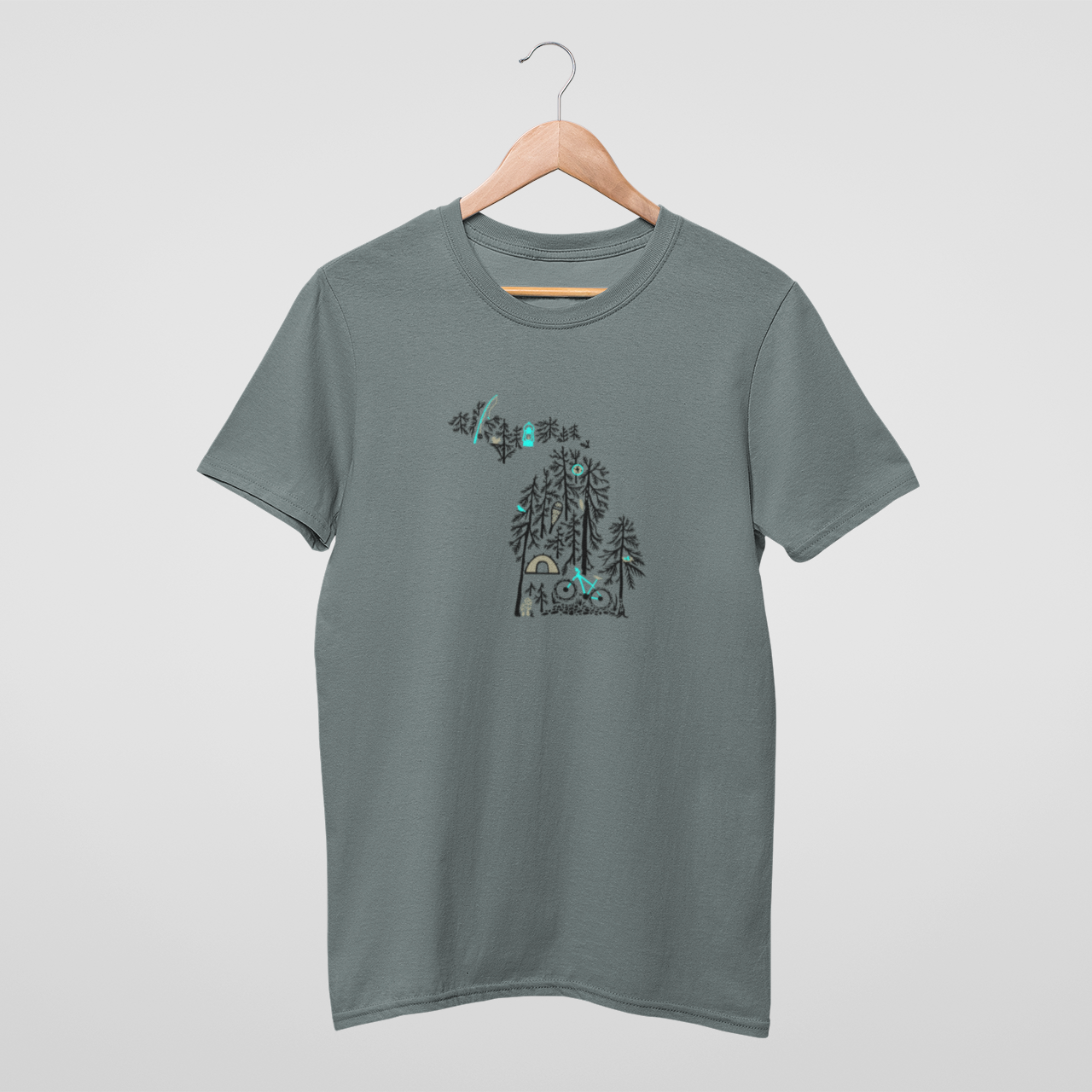 One with Nature Michigan Unisex Tee