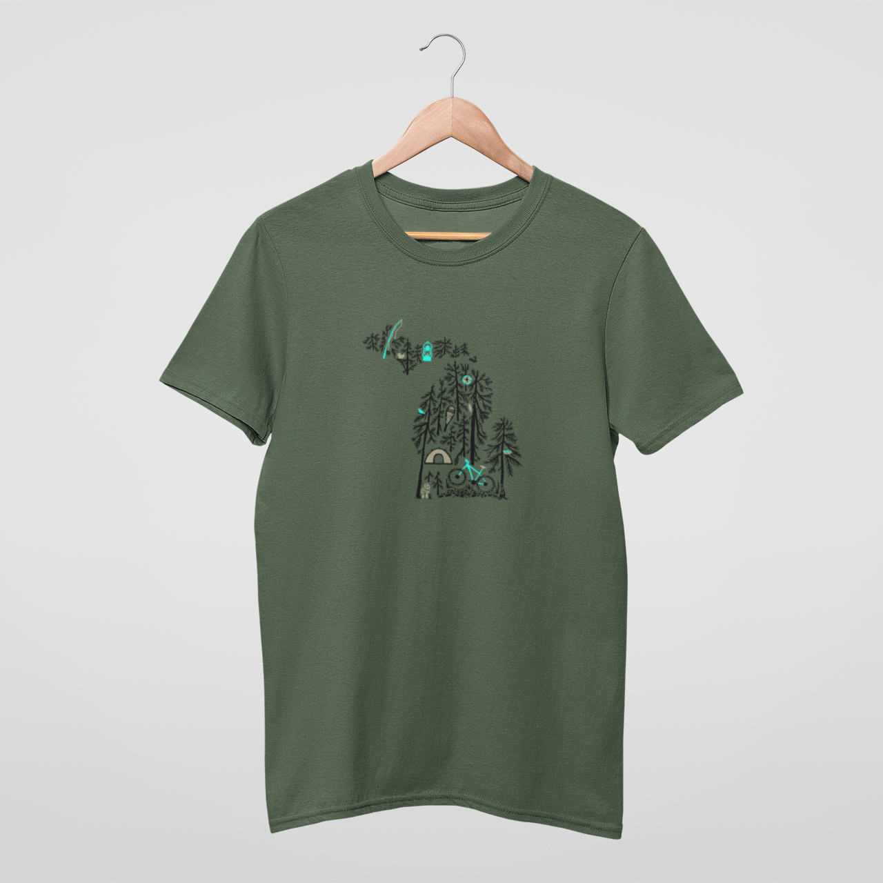 One with Nature Michigan Unisex Tee