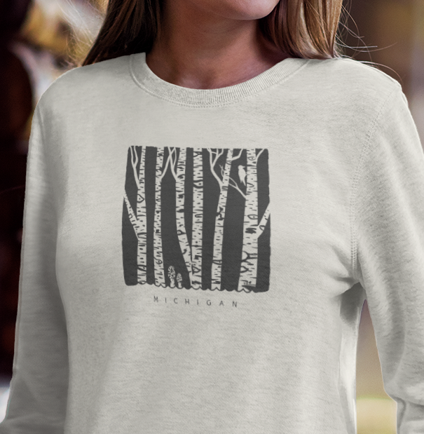 Birch Forest: Michigan Fleece Crew